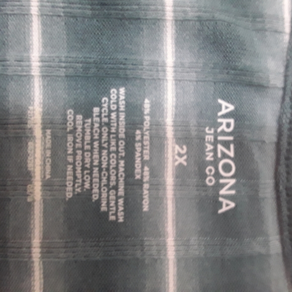 NWT Arizona Jean company striped tank top size 2x - Picture 8 of 9